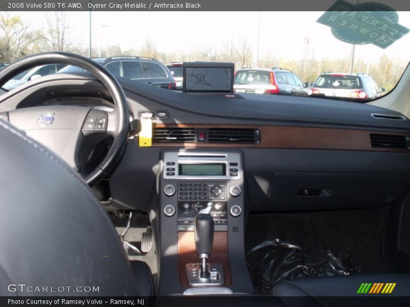 Oyster Gray Metallic / Anthracite Black 2008 Volvo S80 T6 AWD