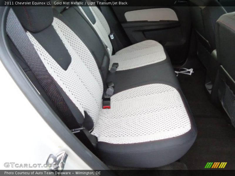 Gold Mist Metallic / Light Titanium/Jet Black 2011 Chevrolet Equinox LS