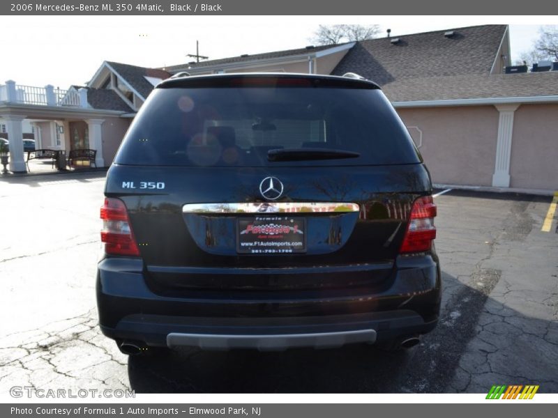 Black / Black 2006 Mercedes-Benz ML 350 4Matic