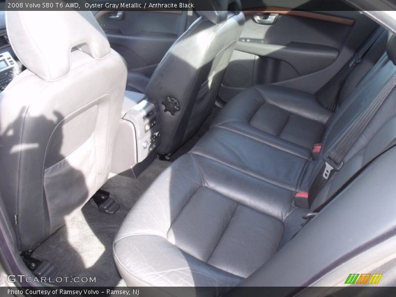 Oyster Gray Metallic / Anthracite Black 2008 Volvo S80 T6 AWD