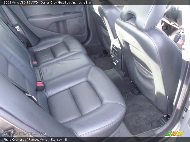 Oyster Gray Metallic / Anthracite Black 2008 Volvo S80 T6 AWD