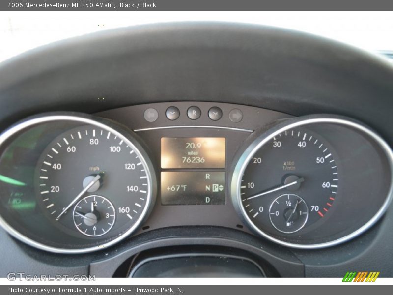Black / Black 2006 Mercedes-Benz ML 350 4Matic