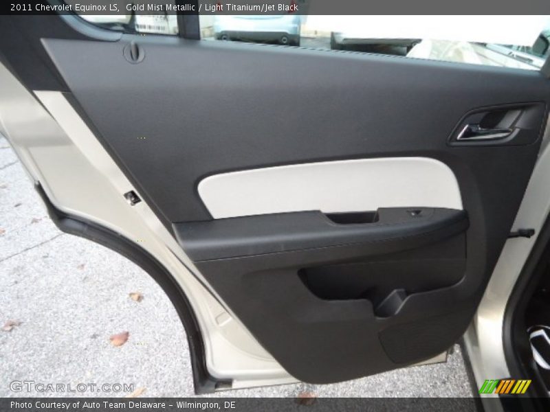 Gold Mist Metallic / Light Titanium/Jet Black 2011 Chevrolet Equinox LS