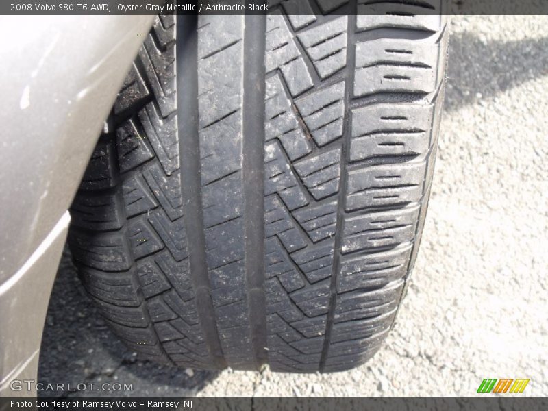 Oyster Gray Metallic / Anthracite Black 2008 Volvo S80 T6 AWD