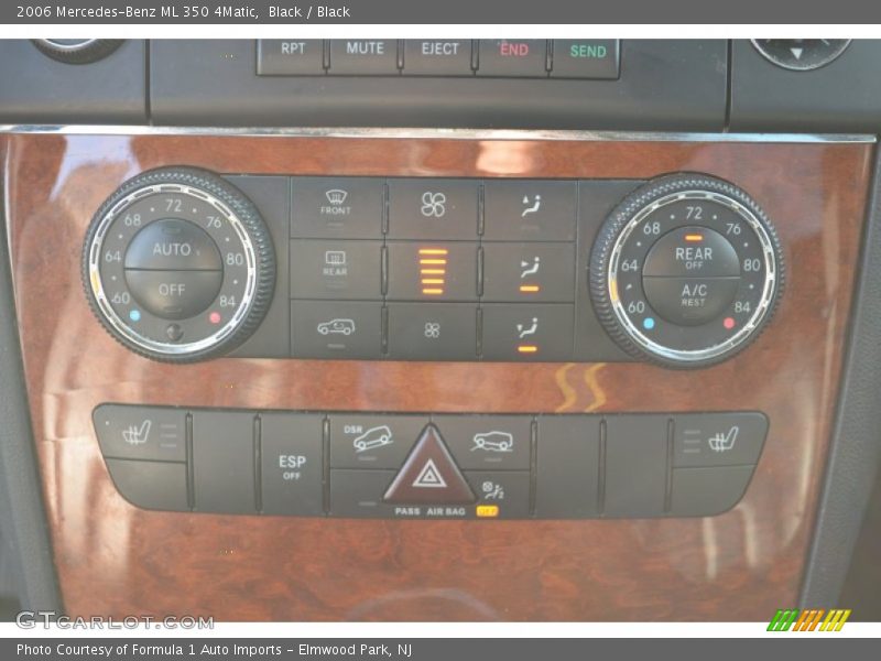 Black / Black 2006 Mercedes-Benz ML 350 4Matic