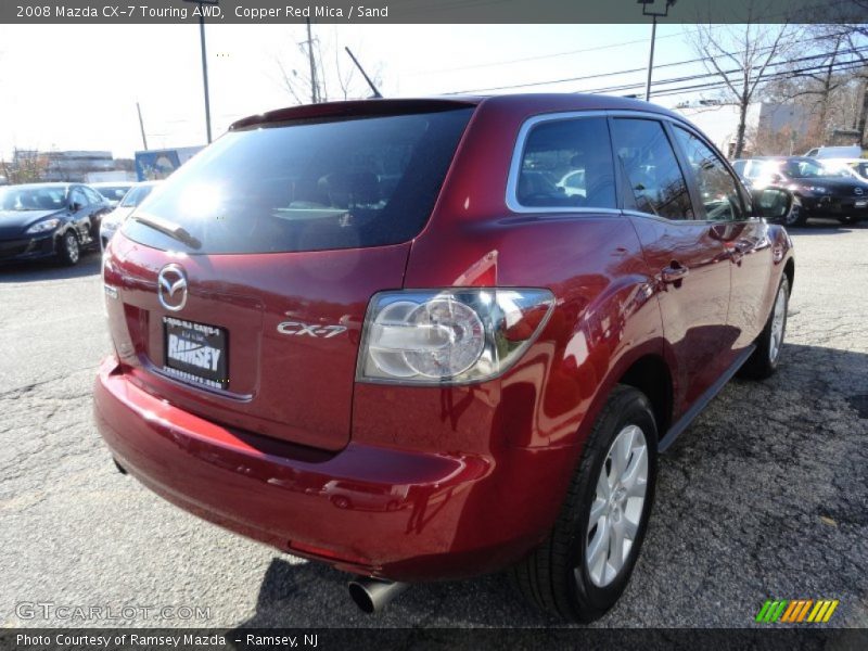 Copper Red Mica / Sand 2008 Mazda CX-7 Touring AWD