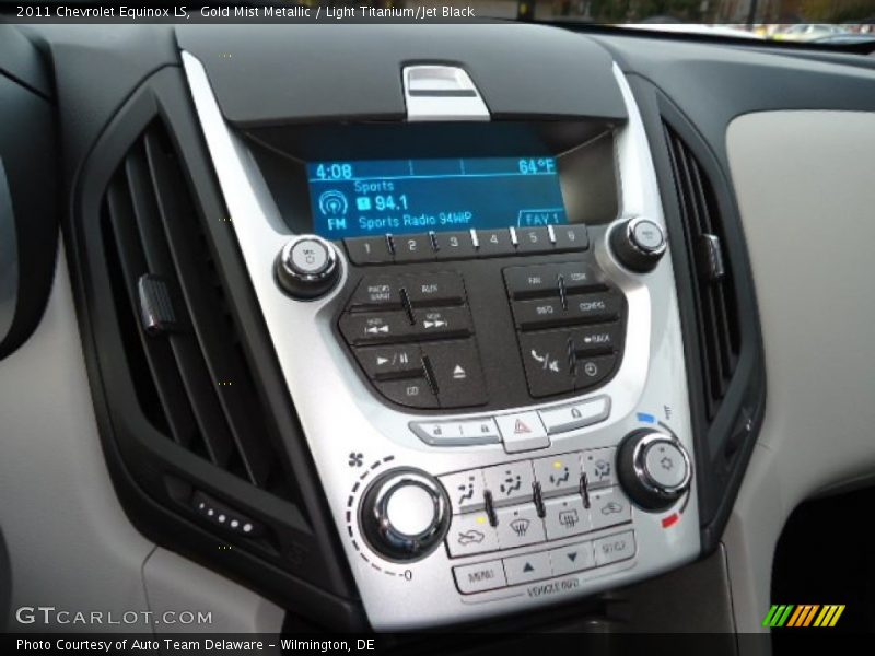 Gold Mist Metallic / Light Titanium/Jet Black 2011 Chevrolet Equinox LS