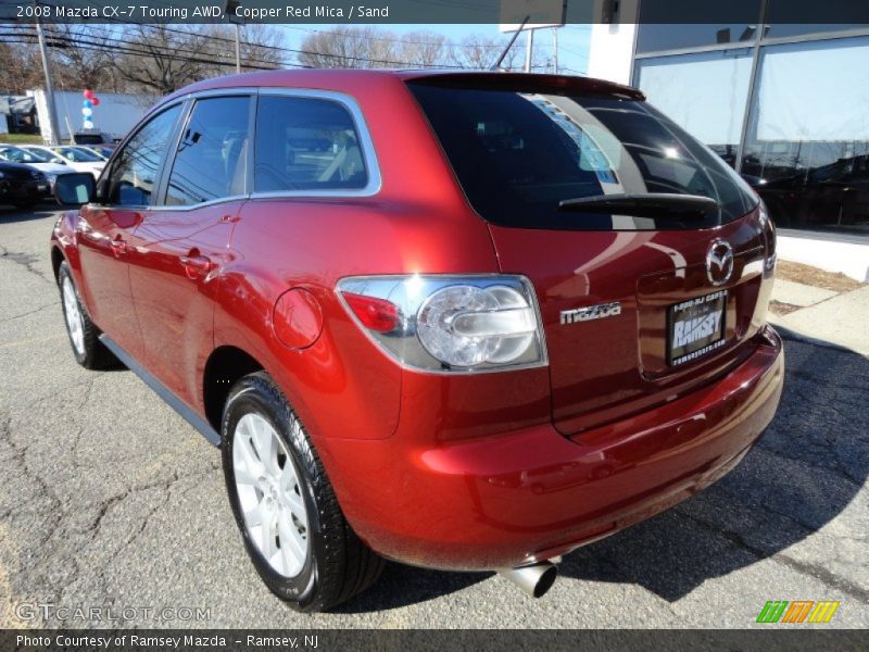 Copper Red Mica / Sand 2008 Mazda CX-7 Touring AWD