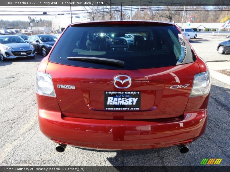 Copper Red Mica / Sand 2008 Mazda CX-7 Touring AWD