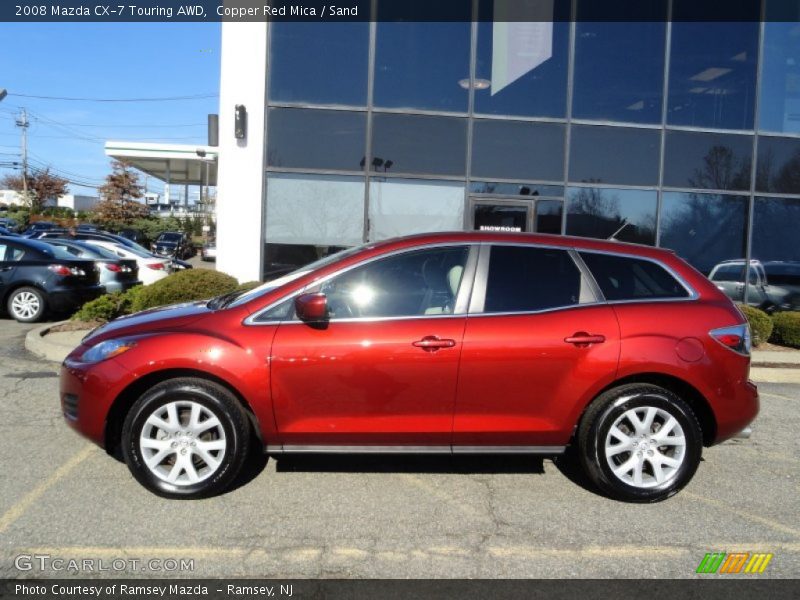 Copper Red Mica / Sand 2008 Mazda CX-7 Touring AWD