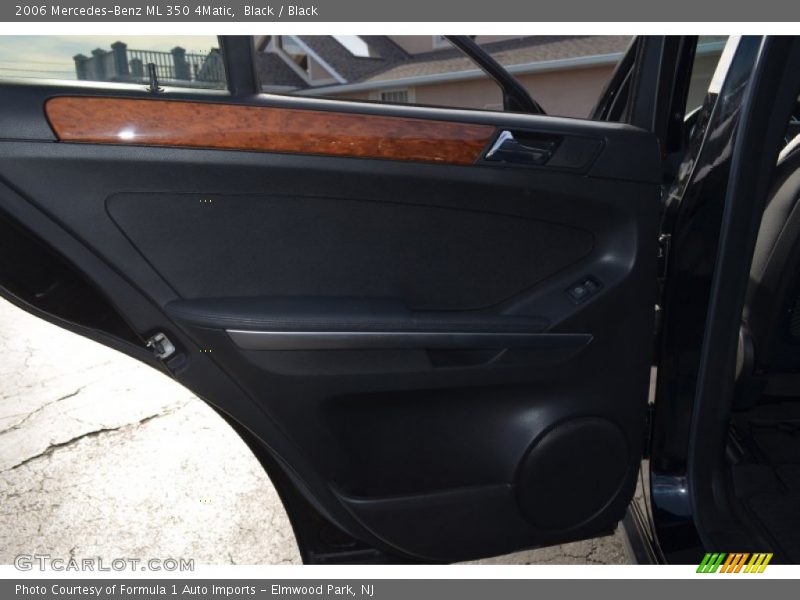 Black / Black 2006 Mercedes-Benz ML 350 4Matic