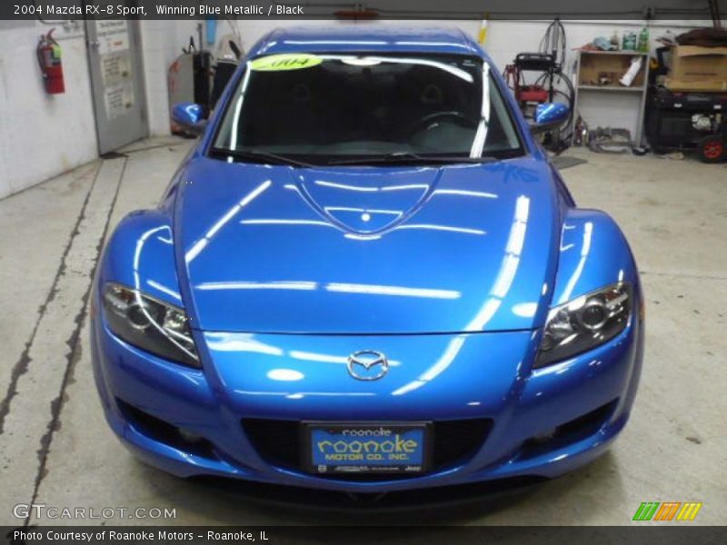 Winning Blue Metallic / Black 2004 Mazda RX-8 Sport