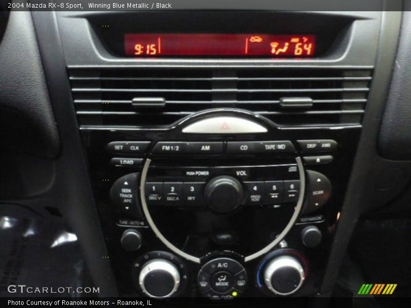 Winning Blue Metallic / Black 2004 Mazda RX-8 Sport