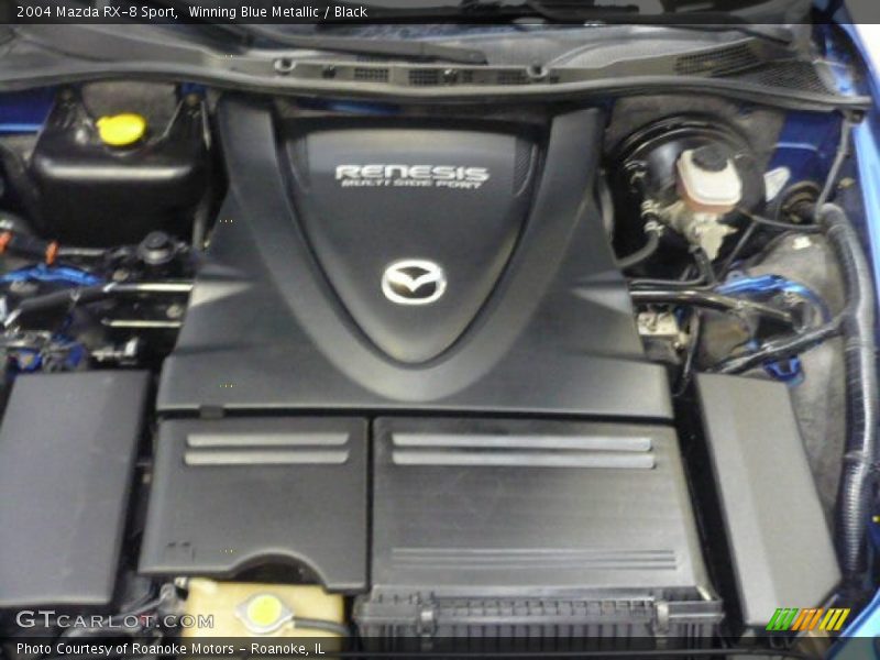 Winning Blue Metallic / Black 2004 Mazda RX-8 Sport
