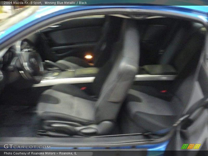 Winning Blue Metallic / Black 2004 Mazda RX-8 Sport