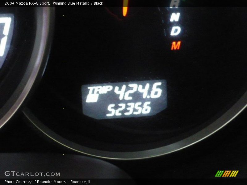 Winning Blue Metallic / Black 2004 Mazda RX-8 Sport