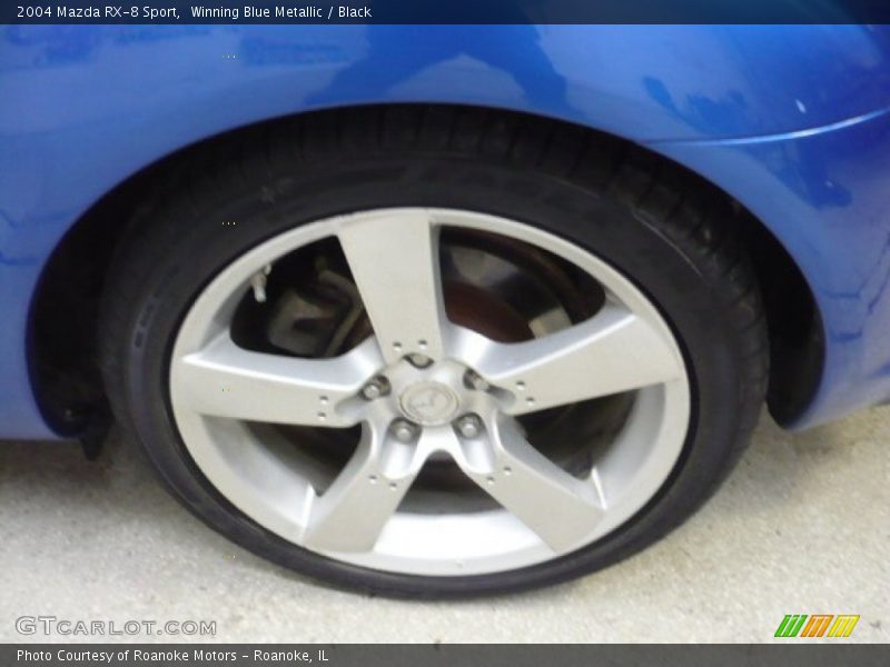 Winning Blue Metallic / Black 2004 Mazda RX-8 Sport