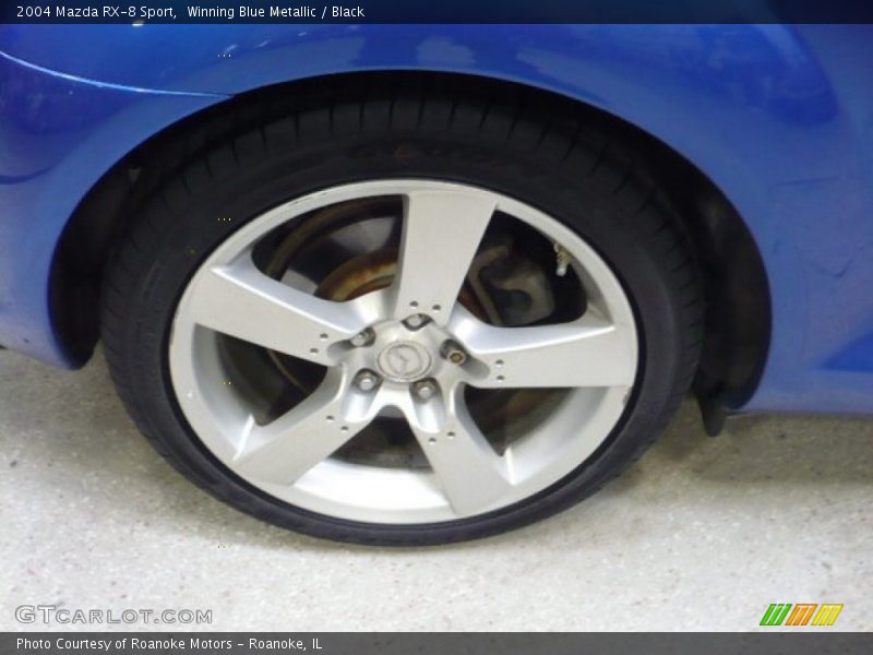 Winning Blue Metallic / Black 2004 Mazda RX-8 Sport