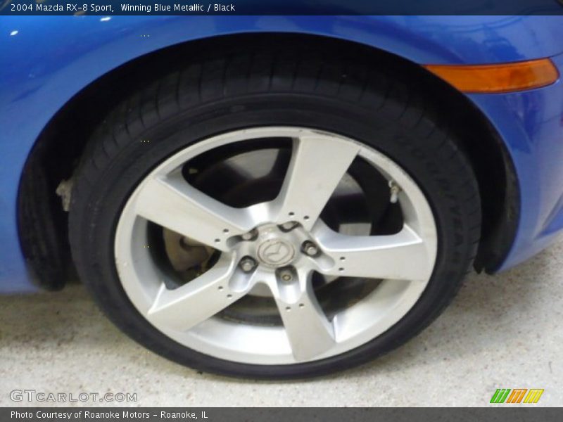 Winning Blue Metallic / Black 2004 Mazda RX-8 Sport