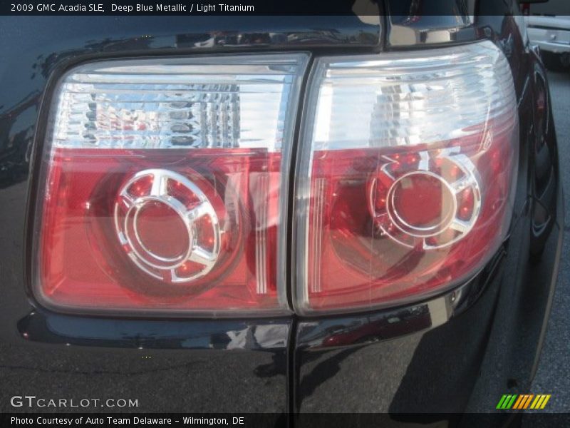 Deep Blue Metallic / Light Titanium 2009 GMC Acadia SLE