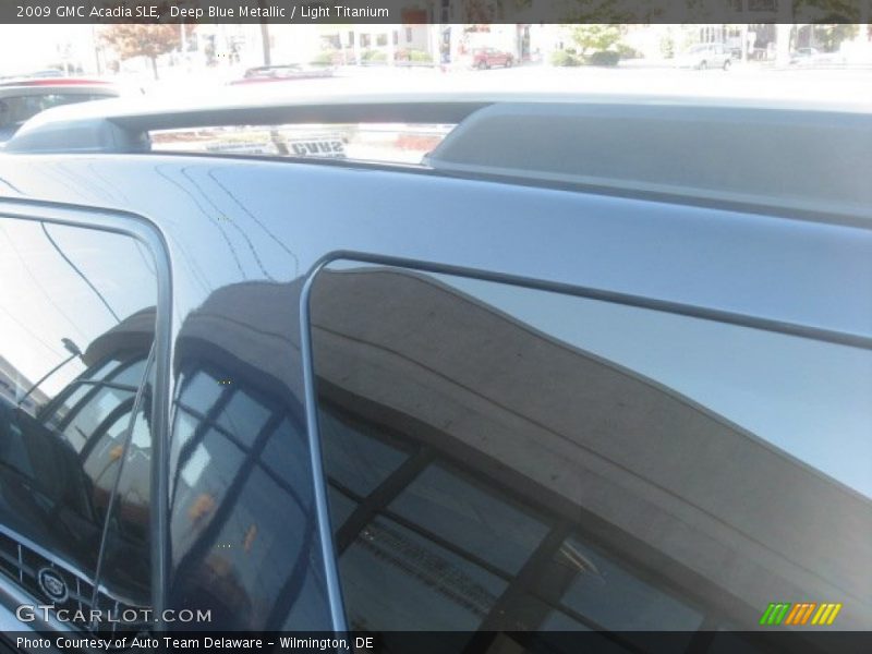 Deep Blue Metallic / Light Titanium 2009 GMC Acadia SLE