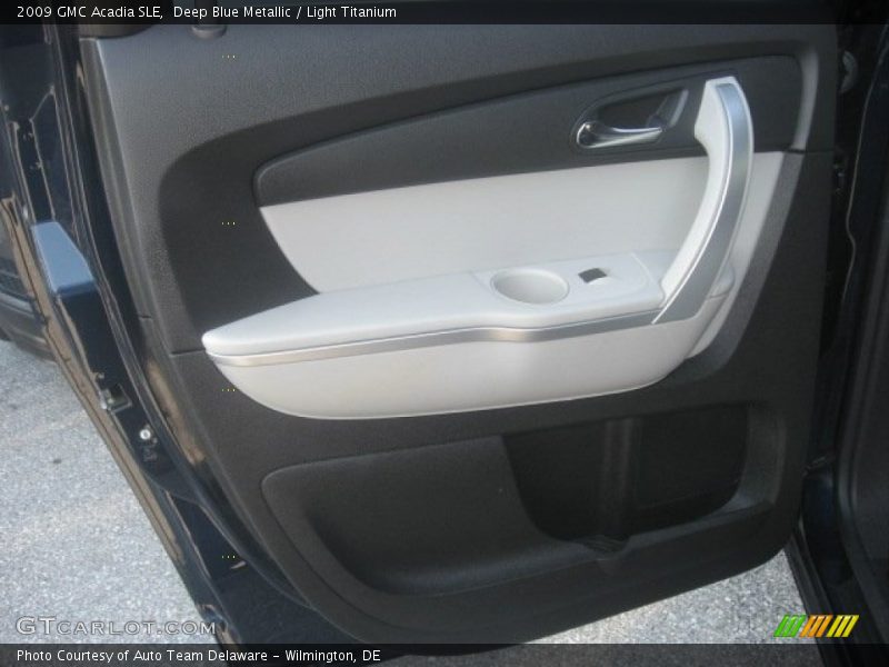 Deep Blue Metallic / Light Titanium 2009 GMC Acadia SLE