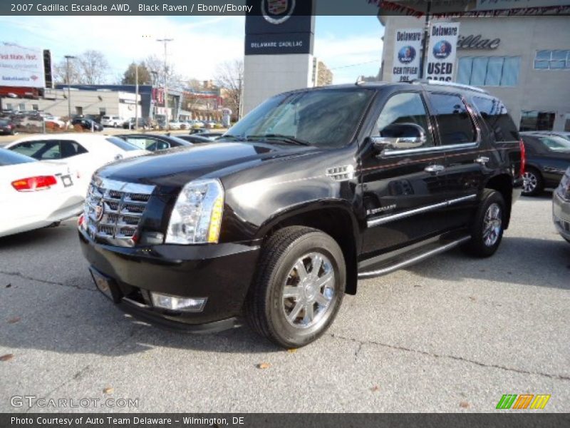 Black Raven / Ebony/Ebony 2007 Cadillac Escalade AWD
