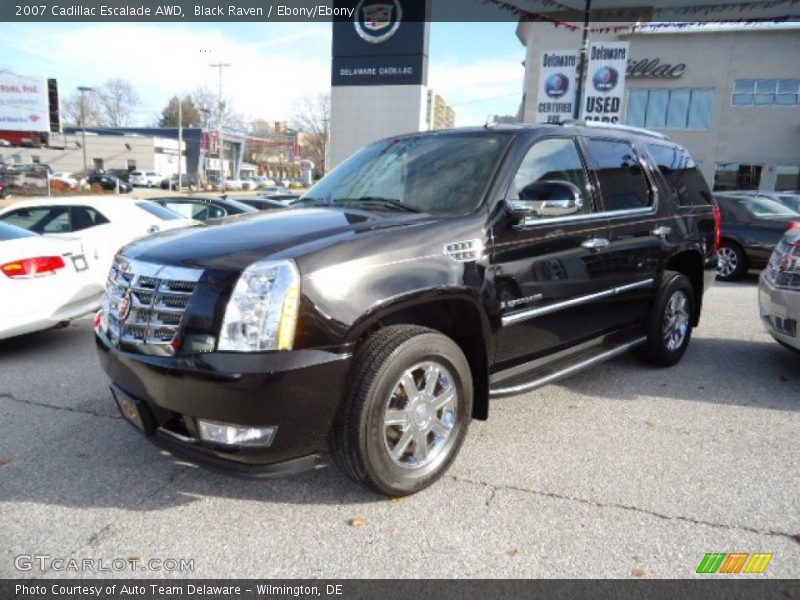 Black Raven / Ebony/Ebony 2007 Cadillac Escalade AWD