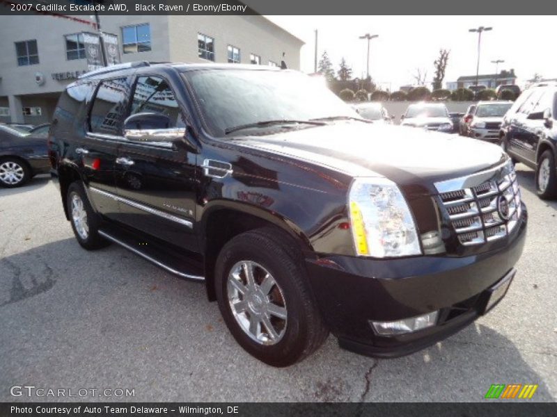 Black Raven / Ebony/Ebony 2007 Cadillac Escalade AWD