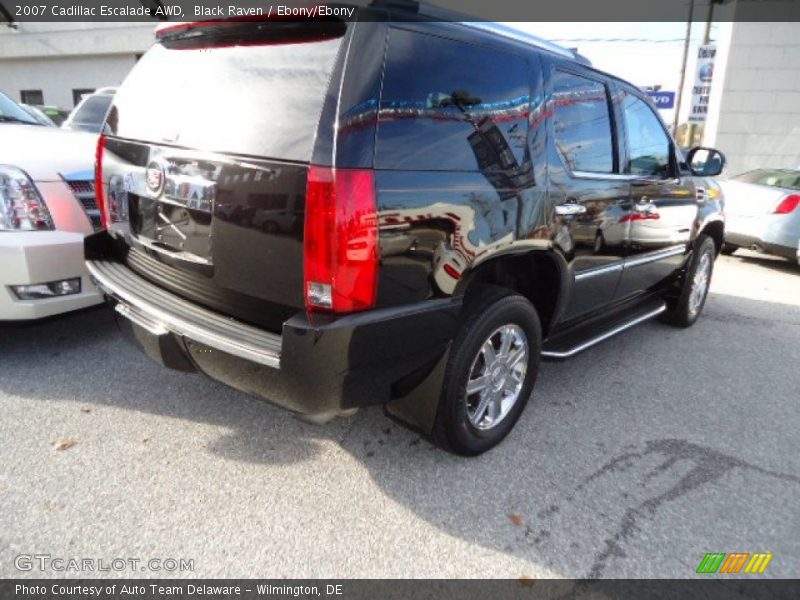 Black Raven / Ebony/Ebony 2007 Cadillac Escalade AWD