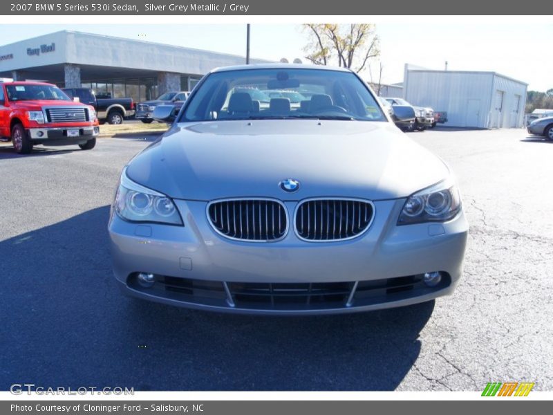 Silver Grey Metallic / Grey 2007 BMW 5 Series 530i Sedan