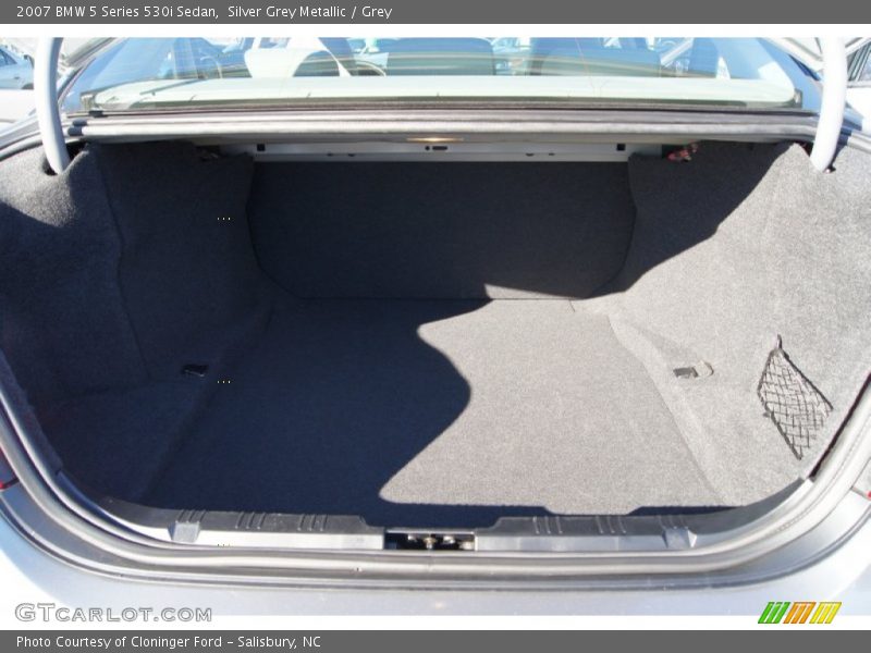 Silver Grey Metallic / Grey 2007 BMW 5 Series 530i Sedan