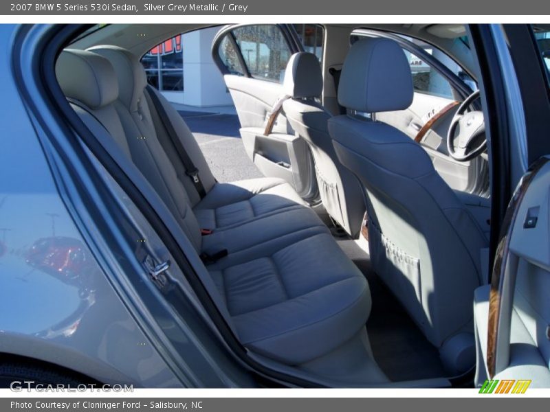 Silver Grey Metallic / Grey 2007 BMW 5 Series 530i Sedan