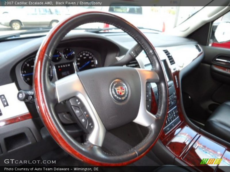 Black Raven / Ebony/Ebony 2007 Cadillac Escalade AWD