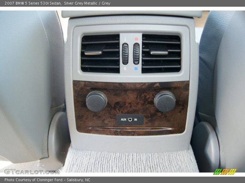 Silver Grey Metallic / Grey 2007 BMW 5 Series 530i Sedan