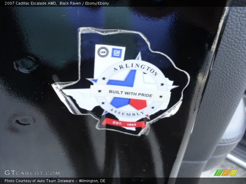 Black Raven / Ebony/Ebony 2007 Cadillac Escalade AWD