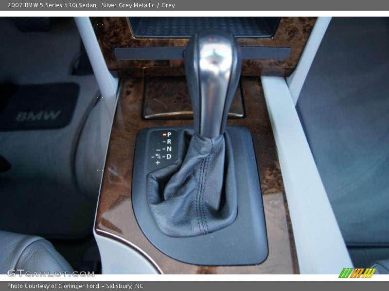 Silver Grey Metallic / Grey 2007 BMW 5 Series 530i Sedan