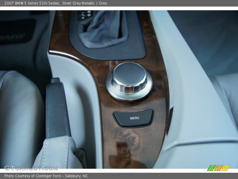 Silver Grey Metallic / Grey 2007 BMW 5 Series 530i Sedan
