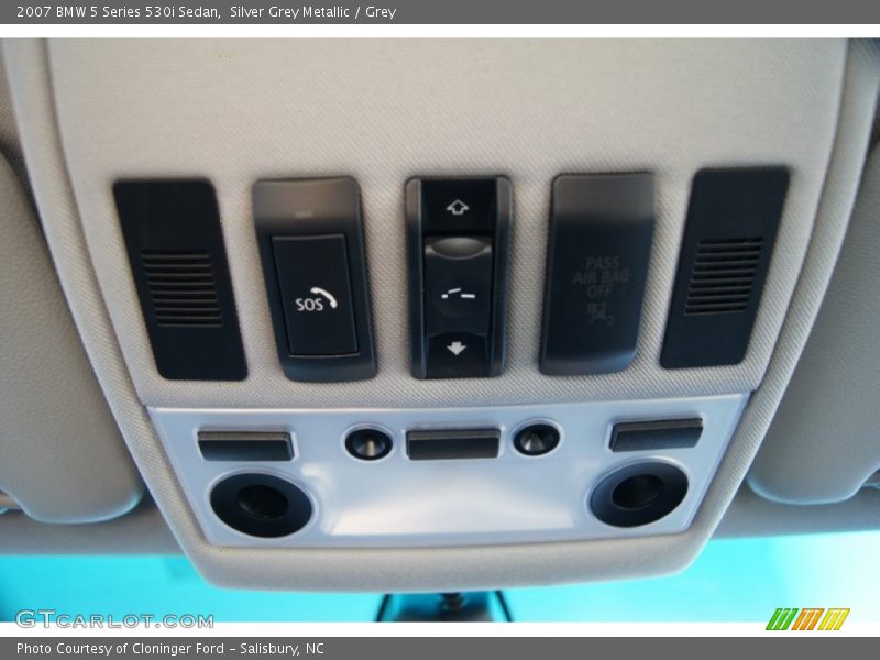 Silver Grey Metallic / Grey 2007 BMW 5 Series 530i Sedan