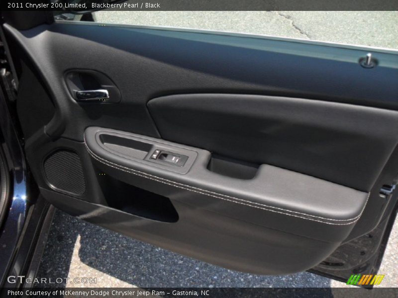 Blackberry Pearl / Black 2011 Chrysler 200 Limited