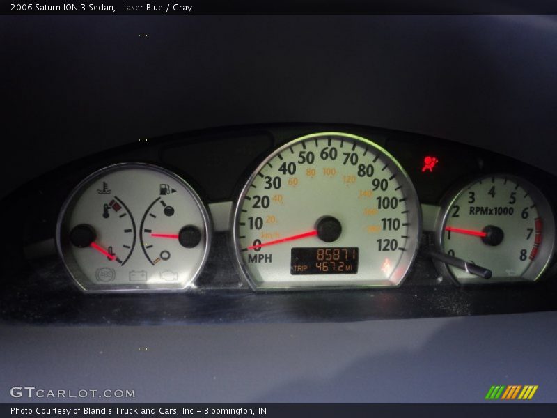 Laser Blue / Gray 2006 Saturn ION 3 Sedan