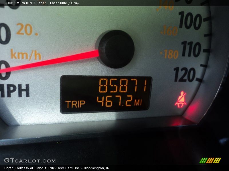 Laser Blue / Gray 2006 Saturn ION 3 Sedan