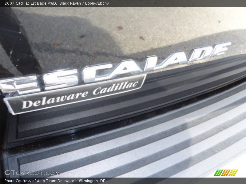 Black Raven / Ebony/Ebony 2007 Cadillac Escalade AWD