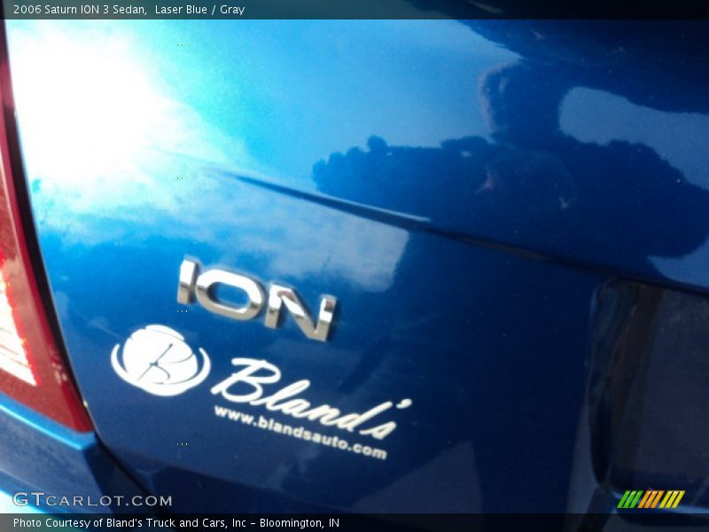 Laser Blue / Gray 2006 Saturn ION 3 Sedan