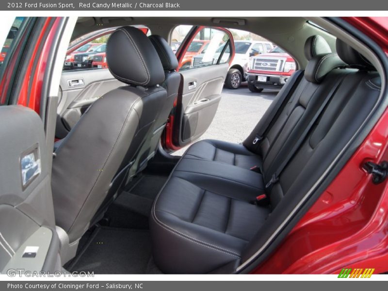 Red Candy Metallic / Charcoal Black 2012 Ford Fusion Sport