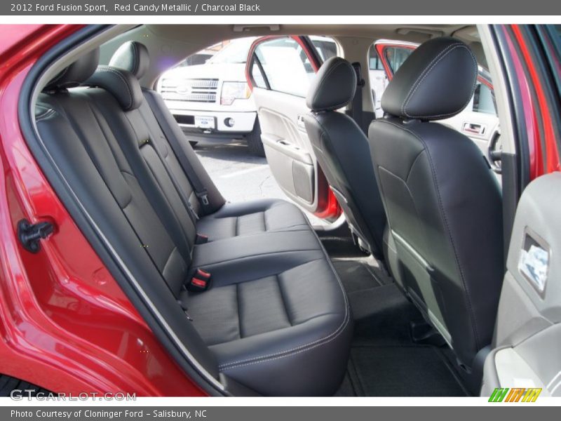 Red Candy Metallic / Charcoal Black 2012 Ford Fusion Sport