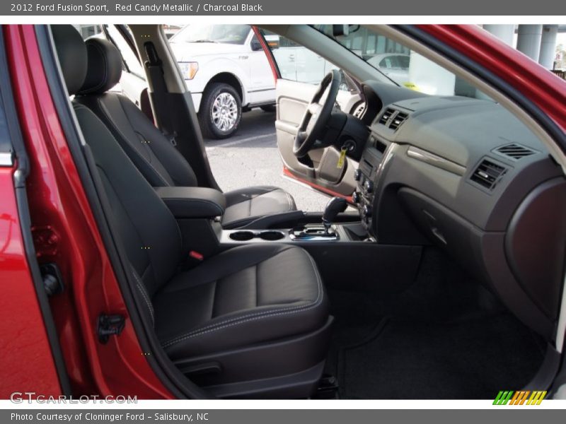 Red Candy Metallic / Charcoal Black 2012 Ford Fusion Sport