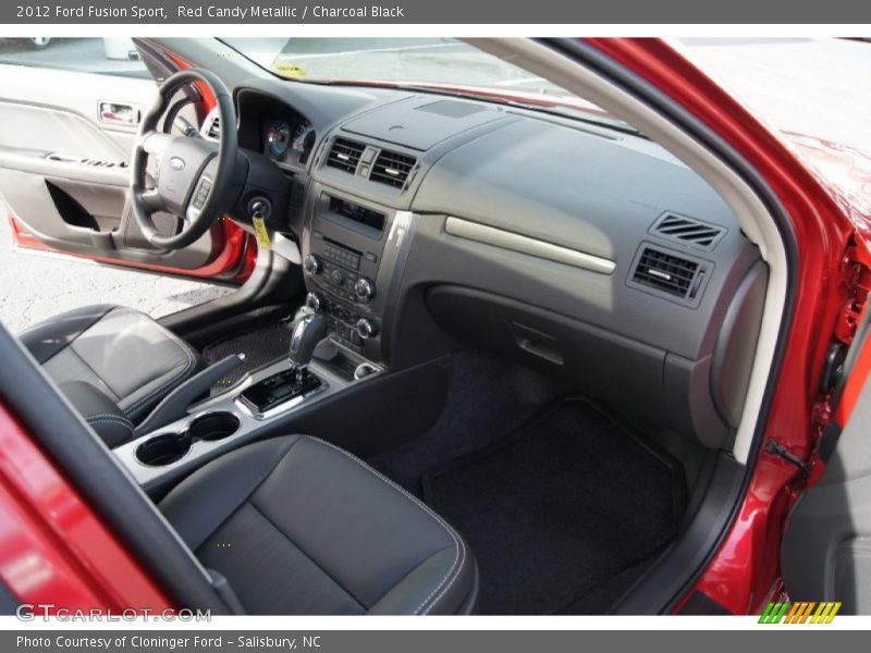 Red Candy Metallic / Charcoal Black 2012 Ford Fusion Sport