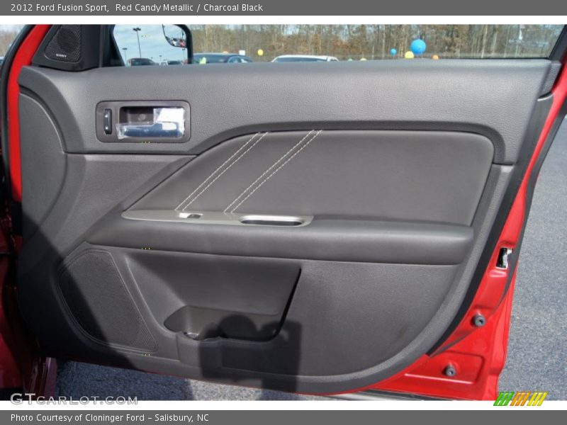 Red Candy Metallic / Charcoal Black 2012 Ford Fusion Sport