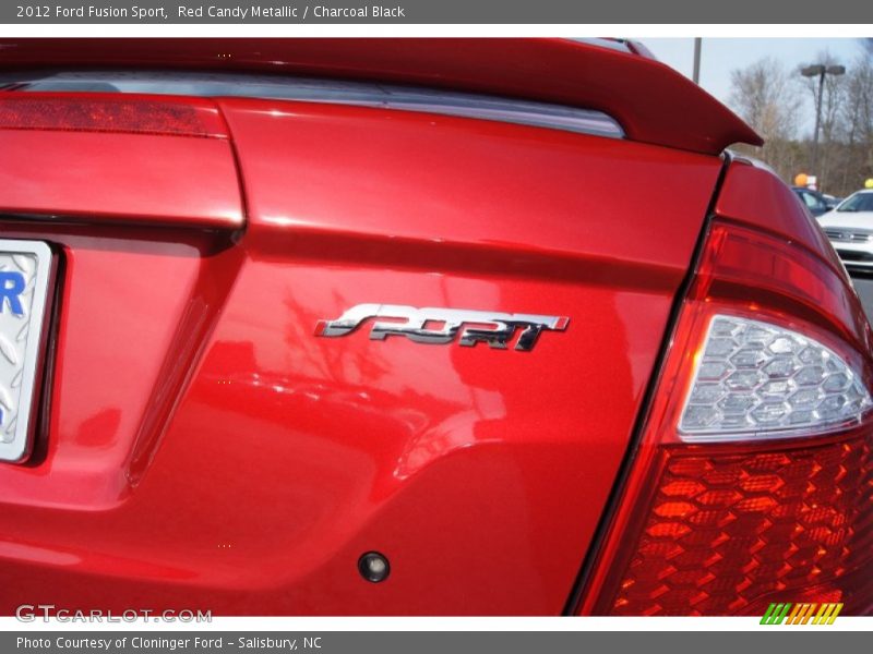Red Candy Metallic / Charcoal Black 2012 Ford Fusion Sport